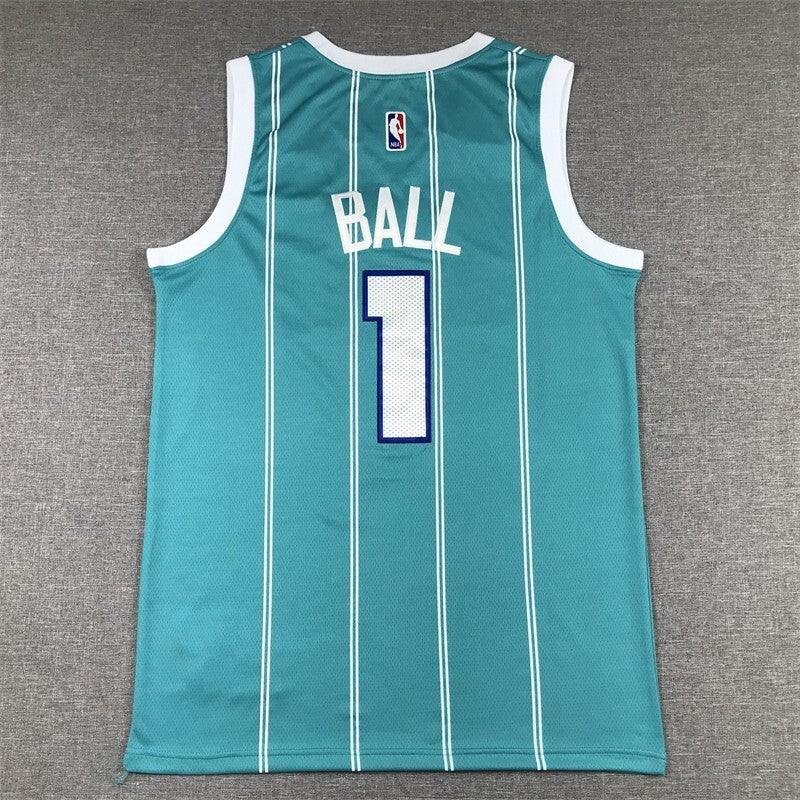 Charlotte Hornets #1 LaMelo Ball Hornets 1 Blue New Style 1
