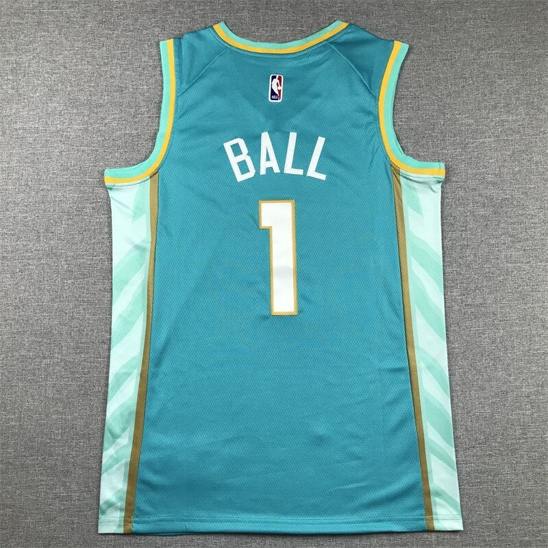 Charlotte Hornets #1 LaMelo Ball Hornets 1 City New s-xxl Style 2