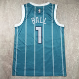 Charlotte Hornets #1 LaMelo Ball Hot Press Hornets 1 Light Blue s-xxl Style 1