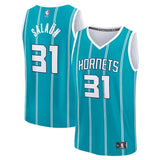 Charlotte Hornets #31 Tidjane Salaun 2024 NBA Draft Fast Break Player Jersey - Icon Edition - Teal