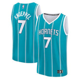 Charlotte Hornets #7 Kon Knueppel 2025 NBA Draft First Round Pick Fast Break Replica Jersey - Icon Edition - Teal