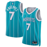 Charlotte Hornets #7 Kon Knueppel Swingman Jersey - Icon Edition - Teal