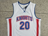 Charlotte Knights High School #30 Stephen Curry Curry High School 20 White Jersey Style 1
