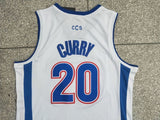 Charlotte Knights High School #30 Stephen Curry Curry High School 20 White Jersey Style 2