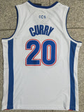 Charlotte Knights High School #30 Stephen Curry Curry High School 20 White Jersey Style 4