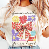 Checkered Valentine's Day Heart Coquette Bow  Retro Valentine Shirt  Valentine's Day  Valentine Love  Valentine's Day Bow