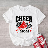 Cheer Mom Shirt, Cheerleader T-shirt, Sport Team Support Tee For Mama, Cheerleading Tee, Coach Mother Birthday Gift Tee.