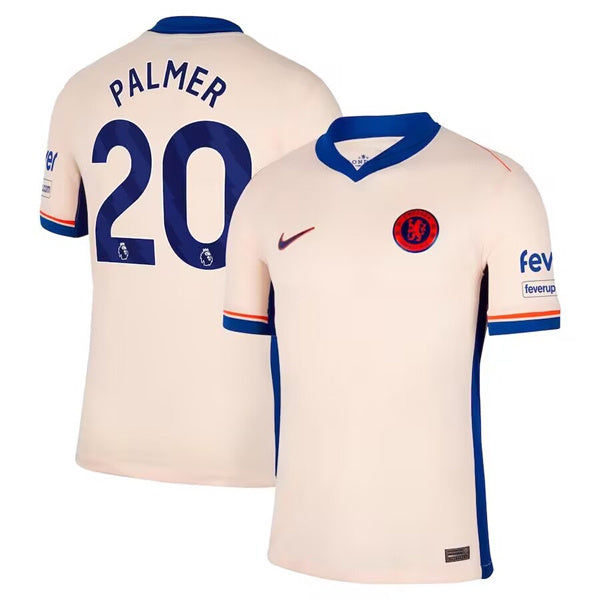 Chelsea #20 Cole Palmer Cream 202425 Away Soccer Jersey