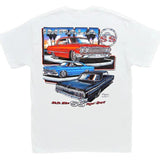Chevrolet Impala SS White T-Shirt - Chevy Super Sport 409 1963 1964 1965 1966