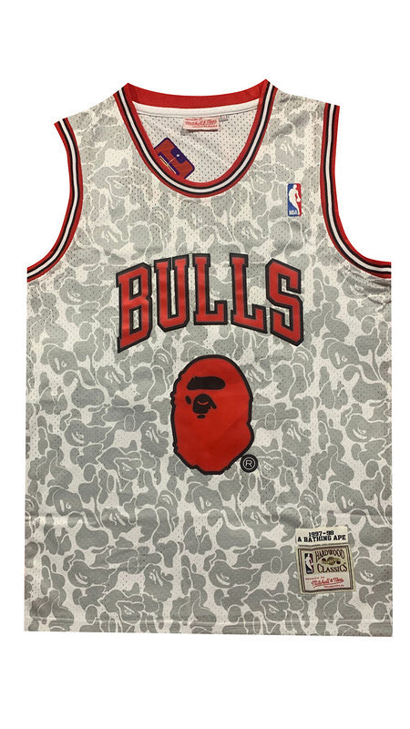 Chicago Bulls 1997-98 A BATHING APE x jersey Style 3