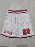 Chicago Bulls Bulls White Retro Shorts Style 1