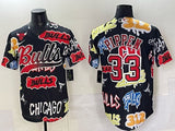 Chicago Bulls #33 Scottie Pippen nba Adult