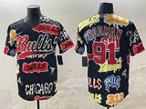 Chicago Bulls #91 Dennis Rodman nba Bulls Special Edition
