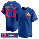 Chicago Cubs Active Player Custom Royal 'Ryne Sandberg Tribute' Vapor Limited
