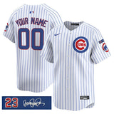 Chicago Cubs Active Player Custom White 'Ryne Sandberg Tribute' Vapor Limited
