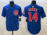 Chicago Cubs #14 Ernie Banks Cubs Adult