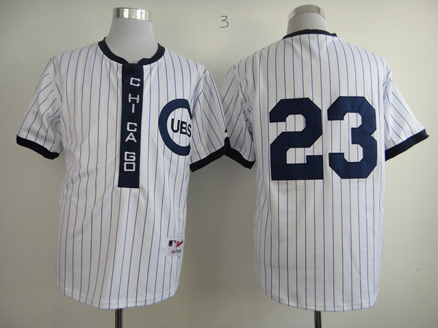 Chicago Cubs #23 Ryne Sandberg Cubs 23 White 1909 Retro