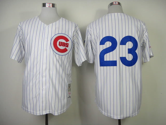 Chicago Cubs #23 Ryne Sandberg Cubs 23 White 1984 Retro