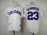 Chicago Cubs #23 Ryne Sandberg Cubs 23 White 1988 Retro