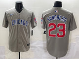 Chicago Cubs #23 Ryne Sandberg Cubs Adult Style 16