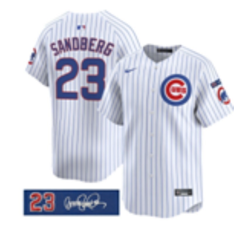 Chicago Cubs #23 Ryne Sandberg Cubs Adult Style 3