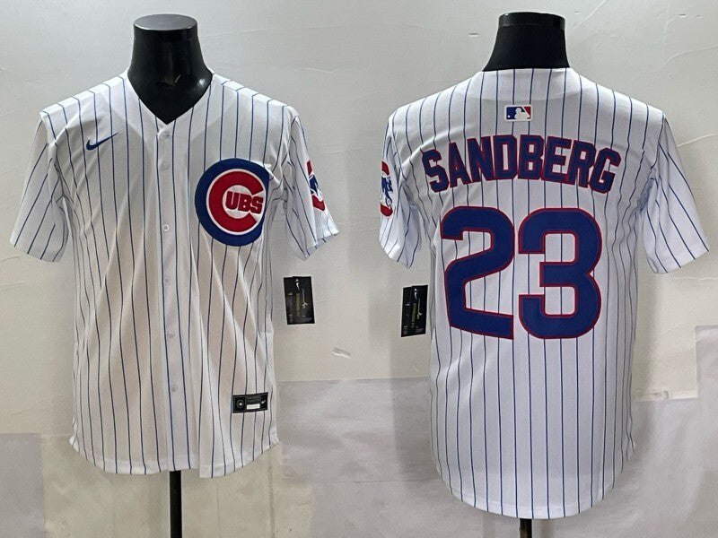 Chicago Cubs #23 Ryne Sandberg Cubs Adult Style 4