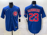 Chicago Cubs #23 Ryne Sandberg Cubs Adult Style 5