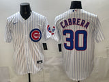 Chicago Cubs #30 Edward Cabrera Cubs Adult