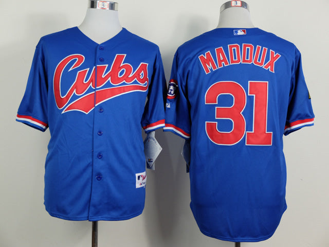 Chicago Cubs #31 Greg Maddux Cubs 31 Blue 1994 Inverted