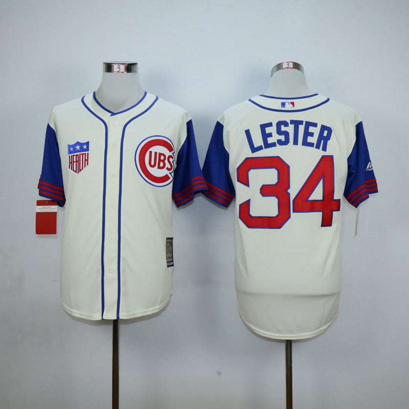 Chicago Cubs #34 Cubs 34 Off-White 1942 Retro Fan Edition