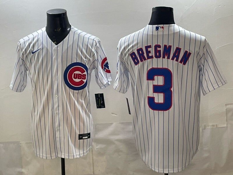Chicago Cubs #3 Alex Bregman Cubs Adult Style 1
