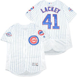 Chicago Cubs #41 Lackey Cubs 41 White Elite