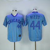 Chicago Cubs #44 Anthony Rizzo Cubs 44 Blue Pullover Retro