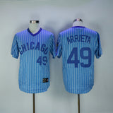 Chicago Cubs #49 Jake Arrieta Cubs 49 Blue White Inverted