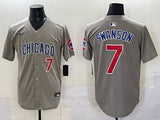 Chicago Cubs #7 Dansby Swanson Cubs Adult