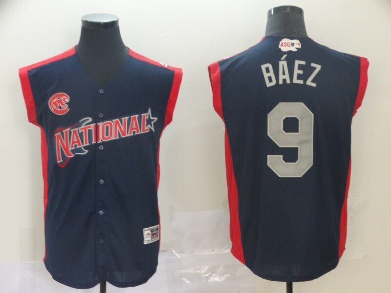 Chicago Cubs #9 Javier Baez 19 All-Star 2