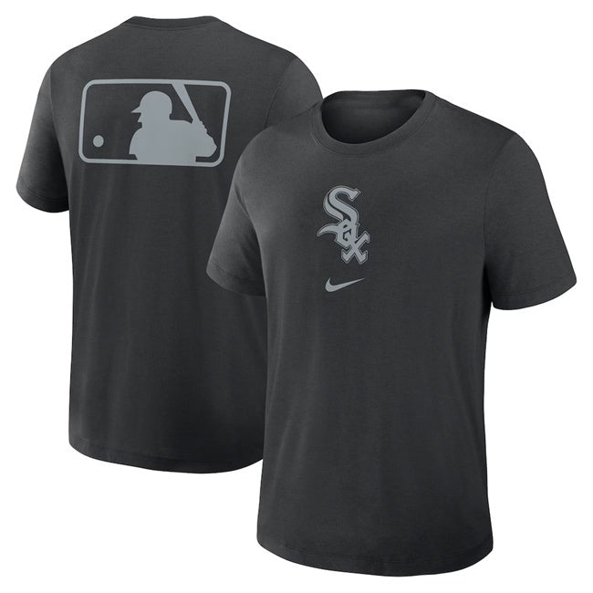 Chicago White Sox Black Early Work Tri-Blend Dri-FIT T-Shirt
