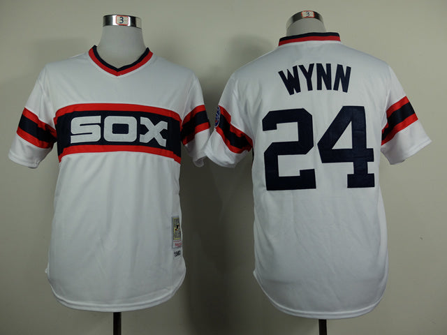 Chicago White Sox #24 Wynn White Sox 24 White 1983 Retro