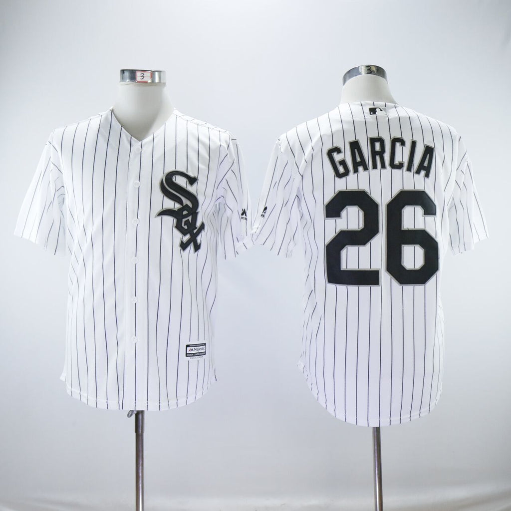 Chicago White Sox #26 Avisail Garcia White Sox 26 White Fan