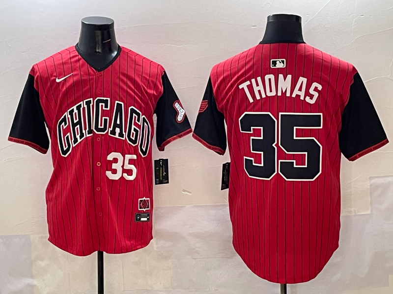 Chicago White Sox #35 Frank Thomas White Sox Collaboration Style 2