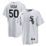 Chicago White Sox #50 Lenyn Sosa Home Replica Jersey - White Style 1