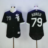 Chicago White Sox #79 Jose Abreu White Sox 79 Black Elite