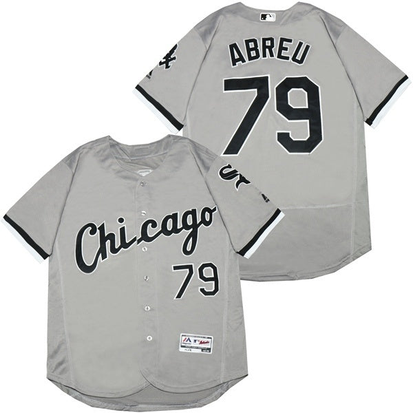 Chicago White Sox #79 Jose Abreu White Sox 79 Gray Elite