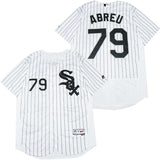 Chicago White Sox #79 Jose Abreu White Sox 79 White Black Elite Style 1