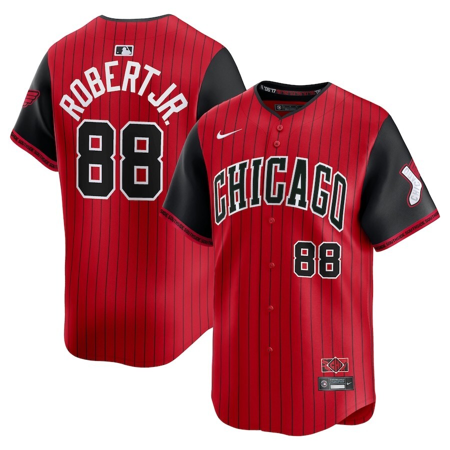 Chicago White Sox #88 Luis Robert Jr. 2025 City Connect Limited Player Jersey - RedBlack