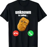 Chicken Nugget Man Face Cowboy Meme T-Shirt