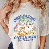 Childless Cat Lady For Kamala Shirt, Kamala Coconut Tree Shirt, Kamala Rally Shirt, Harris 2024 shirt, Harris 47 Shirt
