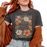 Christian Comfort Colors Unisex Cotton Boho Vintage Trendy Shirt, He Is Not Here For He Has Risen Just As He Said Bottoms Everyday Casual Fabric
