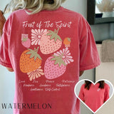 Christian Shirt, Boho Christian Tshirt, Custom Comfort Colors, Bible Verse T-Shirt, Faith Top, Religious Apparel for Women, Fruit of Spirit