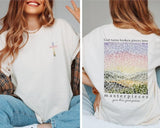 Christian Shirts Comfort Colors Bible Verse Shirt Christian TShirt Religious Gift Jesus Shirt Christian Apparel T Shirt Baptism Gift for Her Cotton Fabric